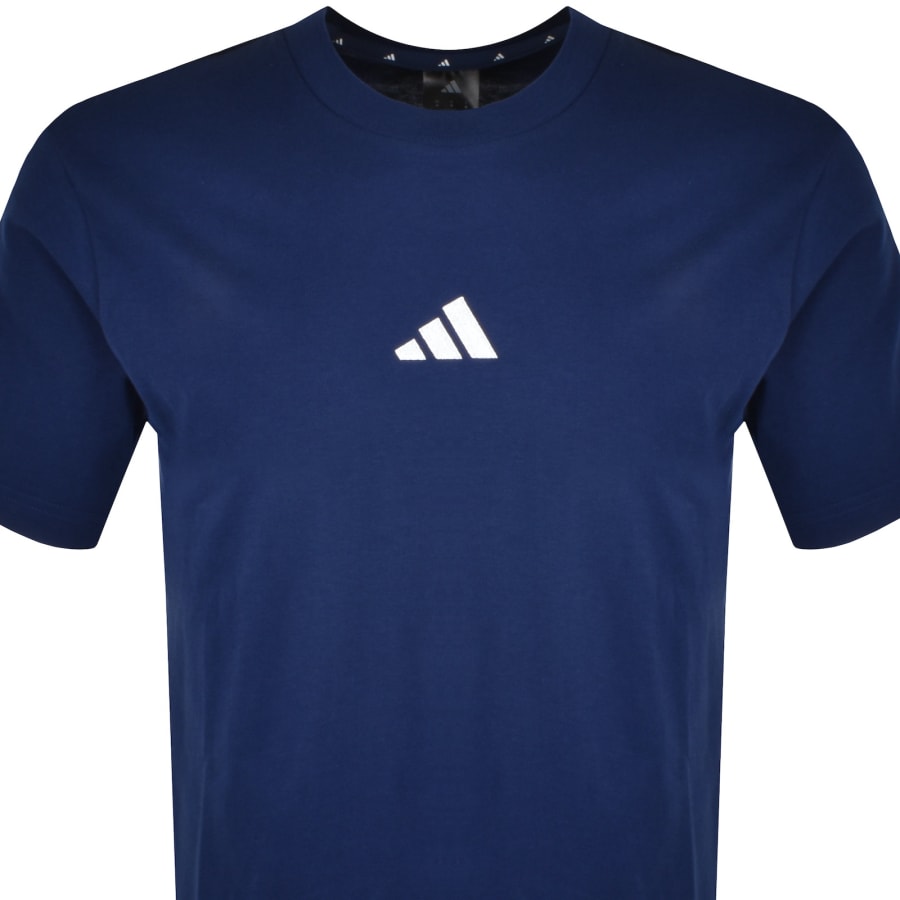 adidas Sportswear Three Stripes T Shirt Blue | Mainline